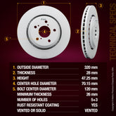 ORIGINAL EQUIPMENT PRECISION: All brake rotors meet or exceed the manufacturing and quality standards of original equipment manufacturers (OEM)